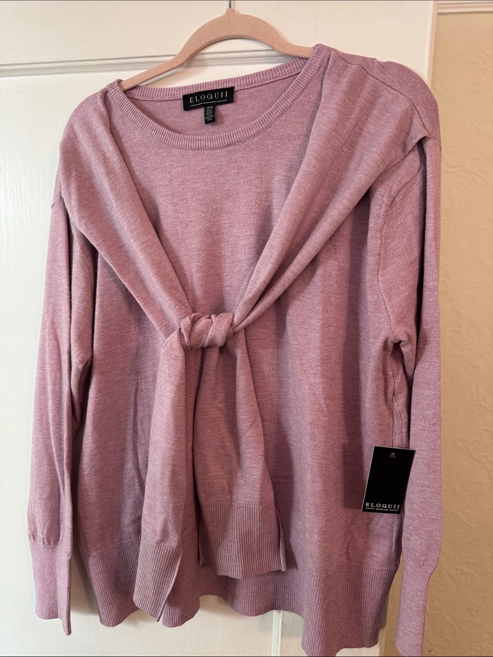 Eloquii Violet Lightweight Sweater Size 14/16